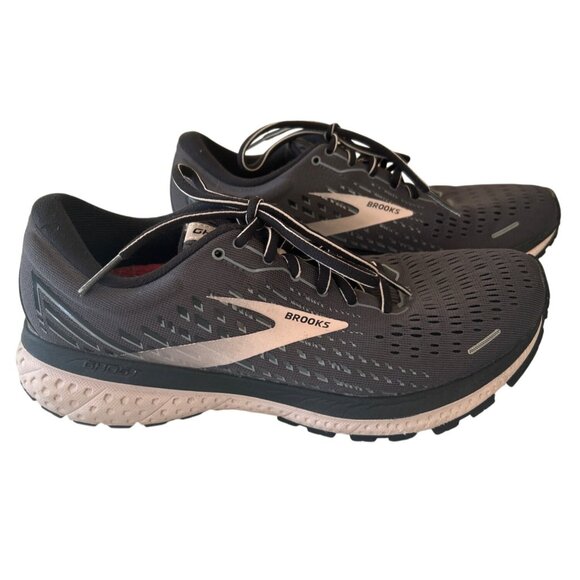 Brooks Ghost 13 Running Shoes Women's 9 Mesh Lightweight Gray Pink Sneakers - Picture 2 of 9